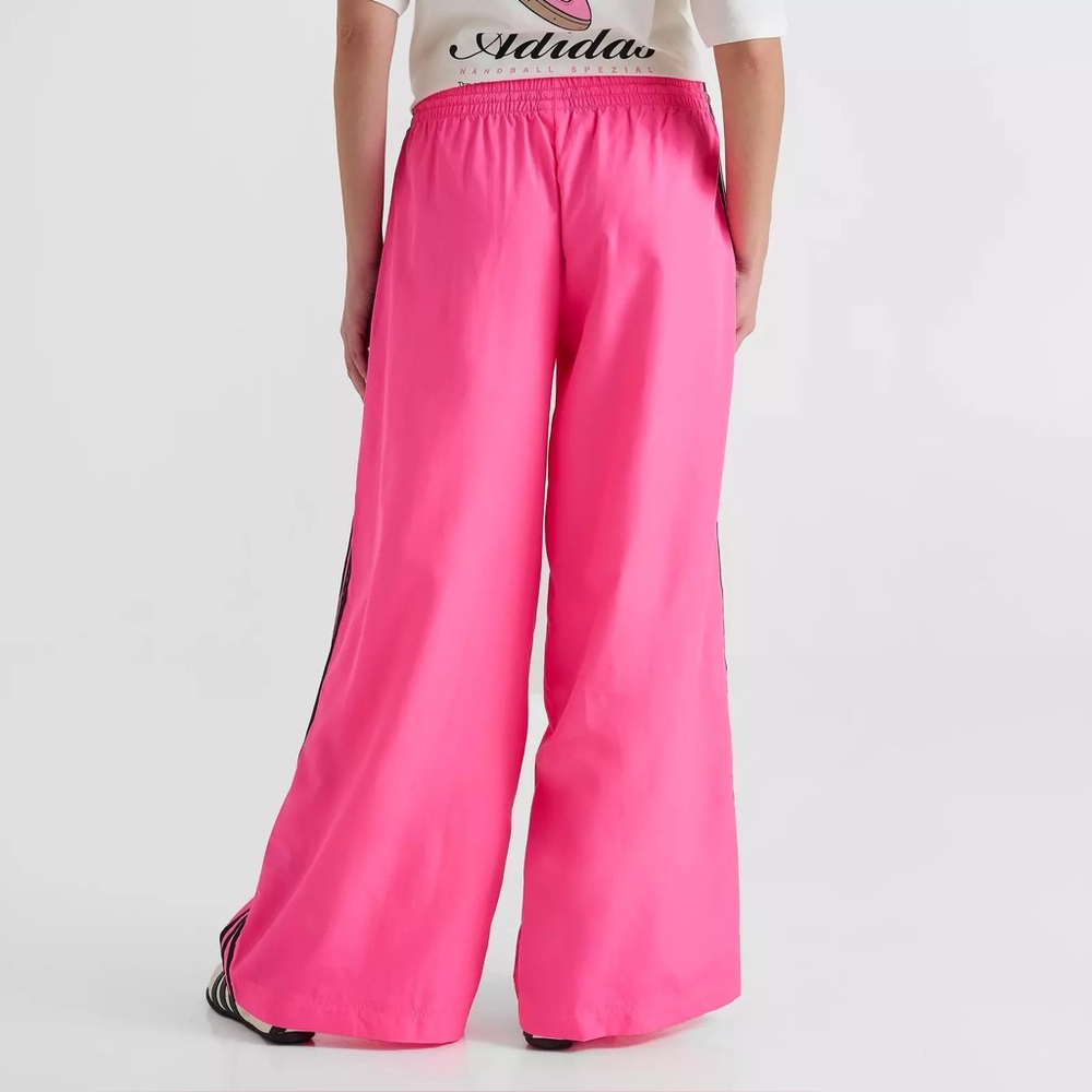 Adidas Originals [S-M] Lightweight Wide-Leg Track Pants Lucid Pink JV7493 - Picture 3 of 13